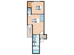 シャルム南巽の物件間取画像